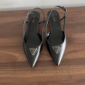 GUESS Women's Jesson Triangle Kitten Heels